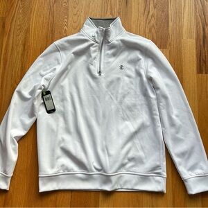 Izod White Golf Pullover